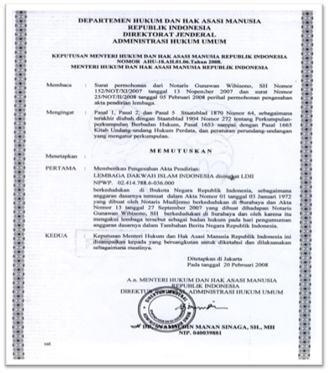 Keputusan Menteri Hukum&HAM Tentang LDII KEPUTUSAN-MENTERI-HUKUM-HAM-tentang-LDII