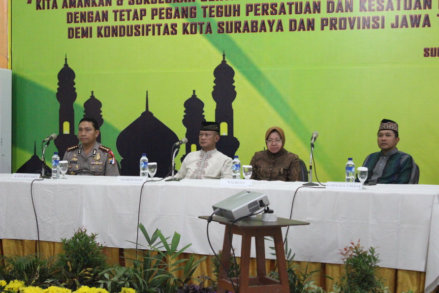 Danrem 084/BJ : Pasca Pilpres, Kota Surabaya di Jamin Aman dan Tetap Kondusif