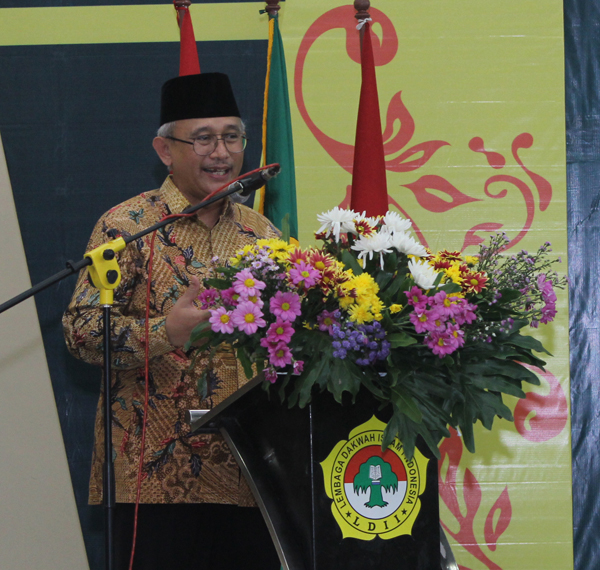 Ketua DPW LDII Provinsi Jawa Timur dipembukaan MUSDA VII LDII kota Surabaya
