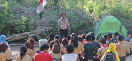 Kwarcab Kabupaten Muna sambut Sako Pramuka Sekawan Persada Nusantara