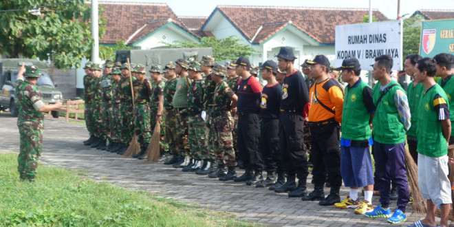 Gerakan Nasional Indonesia Bersih, Korem 084/BJ Ajak LDII Bersih-Bersih Rumdis Kodam V/Brw
