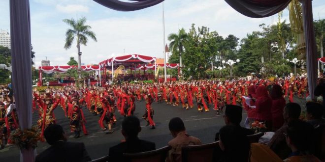 724 Penari Cilik Ramaikan HUT Surabaya