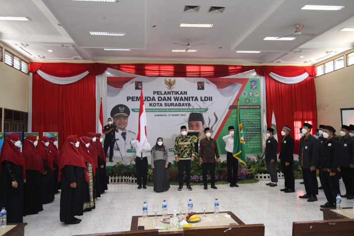 Pelantikan Pemuda dan wanita LDII Surabaya masa bakti 2021-2025