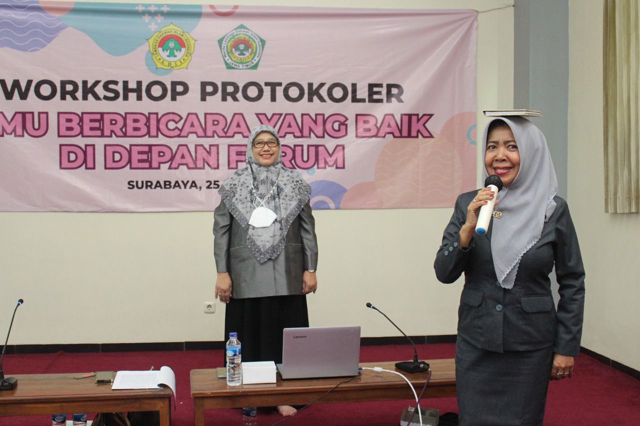 Workshop Protokoler secara luring di Kantor DPW LDII Jatim, Surabaya, Sabtu (24/6).